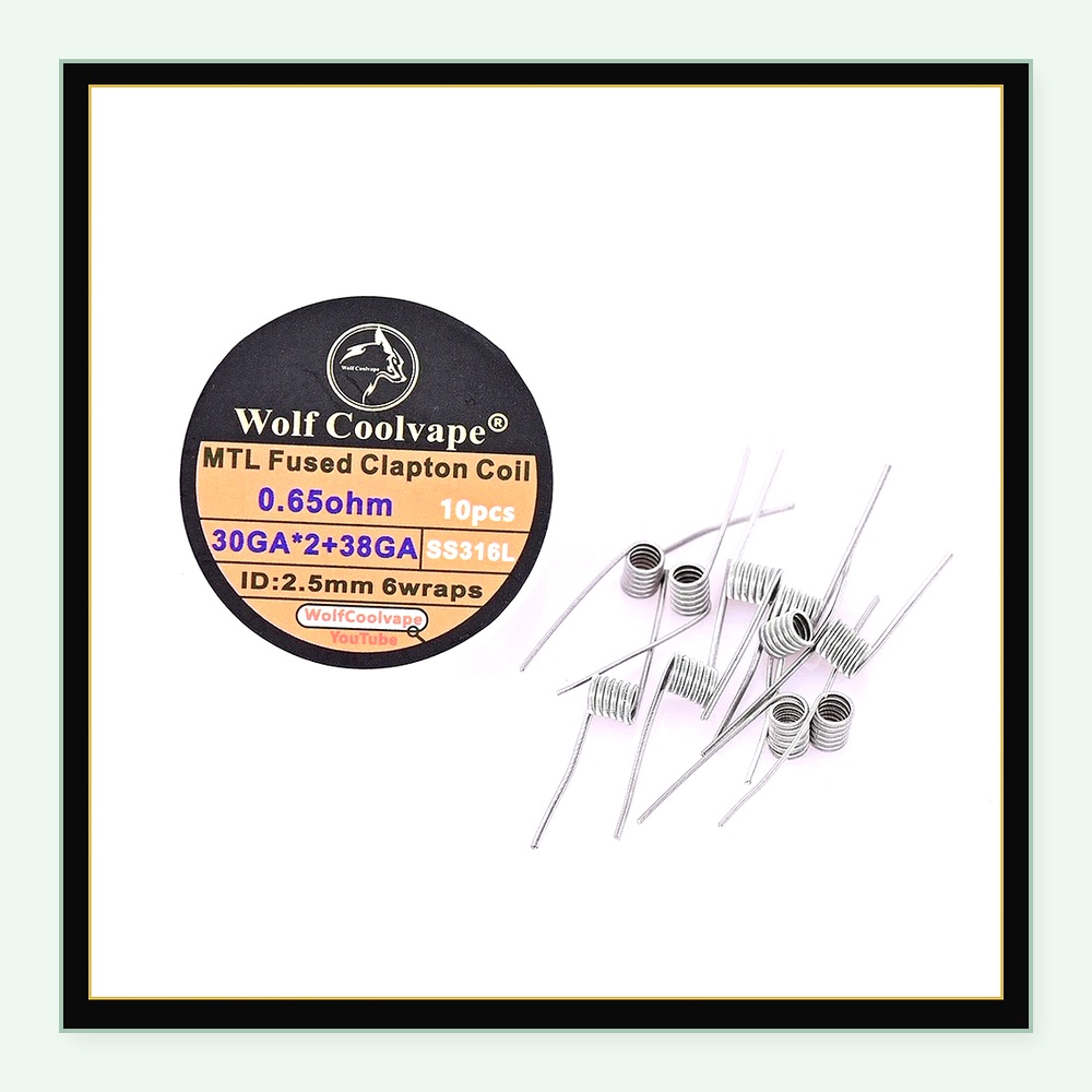 10 قطع من لفائف وولف كول فاب M - مراجعة Vape Coil Replacement وسعره