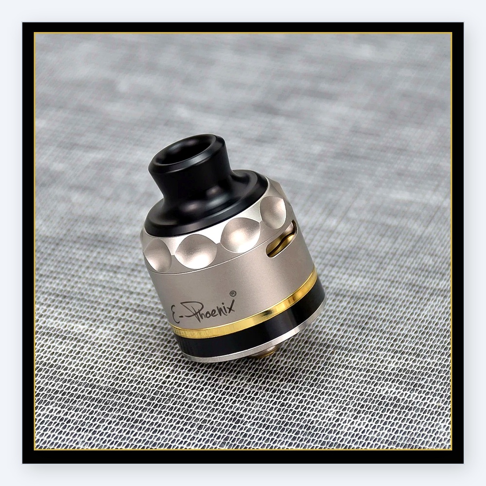 إي-فينيكس ريزوركيشن V2 RDA 22. - مراجعة Vape Coil Replacement وسعره