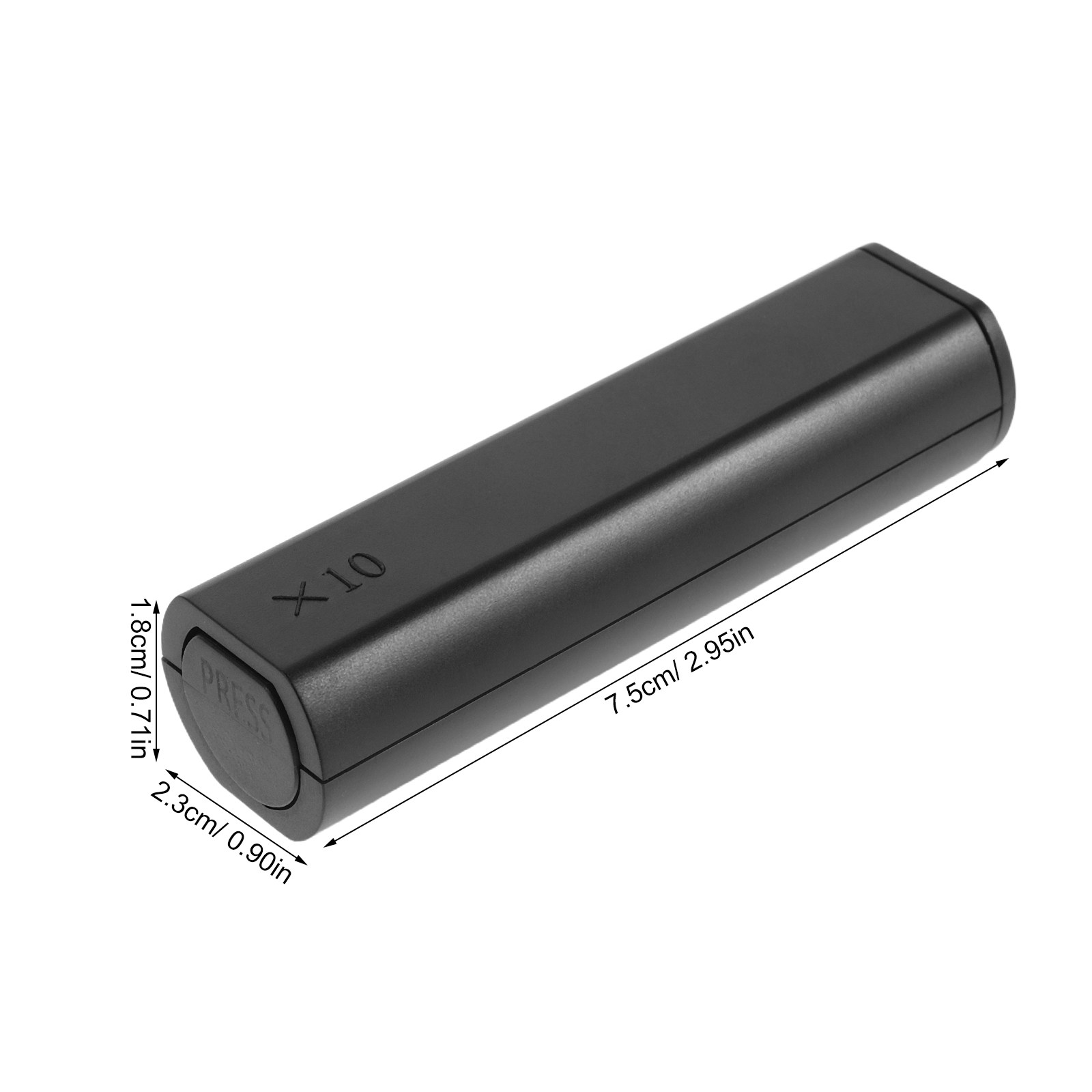 علبة بطاريات سوداء مدمجة محمول - مراجعة Battery Case Storage وسعره