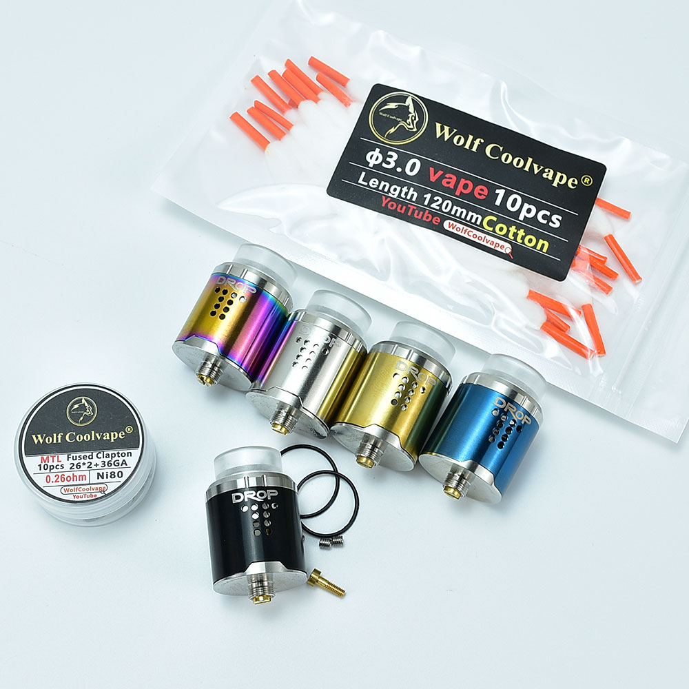 خزان تبخير RDA مقاس 24 مم - مص - مراجعة Vape Coil Replacement وسعره