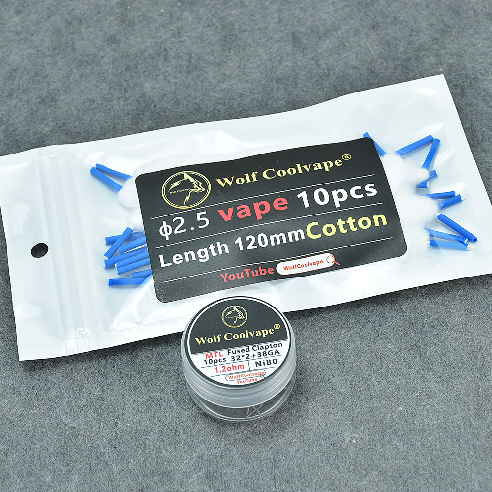 وولفكولي vape-سلك تسخين مسبق ا - مراجعة Vape Coil Replacement وسعره