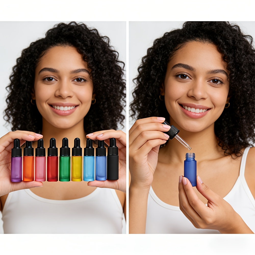 زجاجات قطارة زجاجية سعة 5 مل/1 - مراجعة Juice Bottle Dropper وسعره