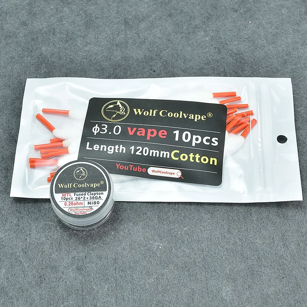 Wolfcoolvape NI80 سلك تسخين مد - مراجعة Vape Coil Replacement وسعره