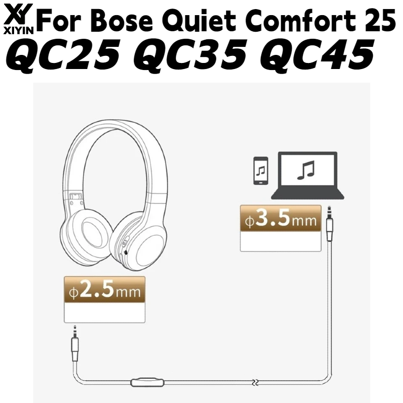 كابل صوتي لسماعات الرأس مع ميك - مراجعة Bose Headphone Qc45 وسعره